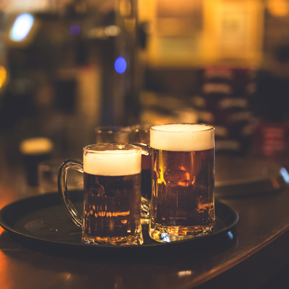 Craft beer tasting flight, Garden Route craft beer route